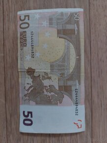 Eurobankovka 50 EUR, rok vydání 2002, první série S, Trichet - 2