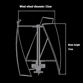 Větrná elektrárna 400w - 2