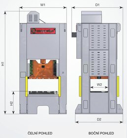 excentrický lis typ HMG - 2