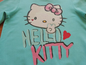 Mikina / mikča zn. H&M "Hello Kitty" v. 128 - TOP STAV - 2