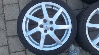 Alu kola VW 17" 5x100 letní pneu 215/40 R17 6-8mm Polo - 2