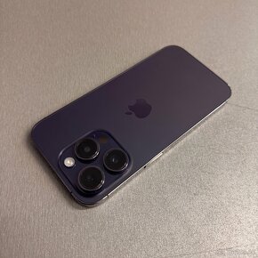 iPhone 14 Pro 128GB deep purple, pěkný stav, rok záruka - 2