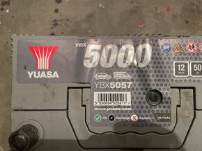 Autobaterie YUASA YBX 5000 12V 50Ah - 2