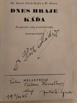 Autogram Káda-Pešek v Knize / Rarita - 2