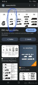 Chorvatske myto (ENC)do 3,5t - 2