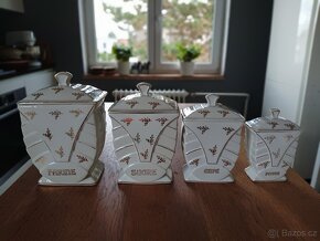 STAROŽITNÉ ART DECO PORCELÁNOVÉ KOŘENKY FRANCIE - 2