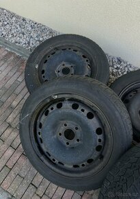 Plechové disky 5x100 15 s pneu 185/55 R15 - 2