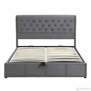 Nová čalouněná postel, manželská postel 160x200 - 2