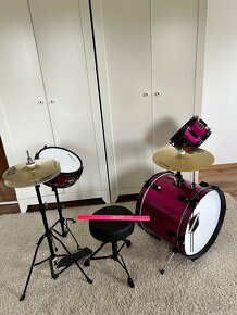 Millenium Youngster Drum Set Pink Spkl - 2