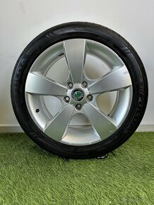 Alu kola 5x100 r17 s letním pneu (kentaur) - 2