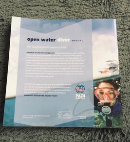 Open water diver manual v angličtině - 2