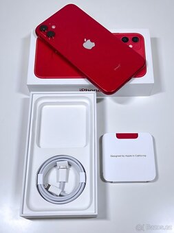 iPhone 11 Red BATERIE 100% TOP - 2