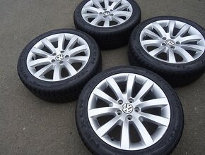 Alu disky origo Volkswagen 17", 5x112,ET 33, zimní komplet - 2