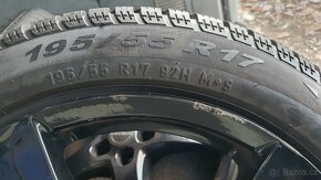 2x Zánovní Zimní Pneu 195/55 R17 Pirelli 2021 - 2