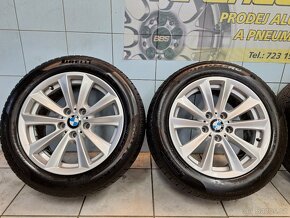 Alu kola R17 5x120 BMW + zimní pneu 225/55/17 Pirelli - 2