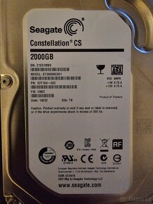 PRODÁM HDD SEAGATE CONSTELLATION CS 2TB NA DOŽITÍ (viz text) - 2