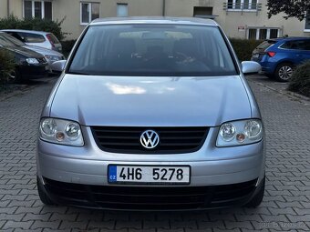 Volkswagen Touran 1.6 75kW ALU kola Serviska Klima Tempomat - 2