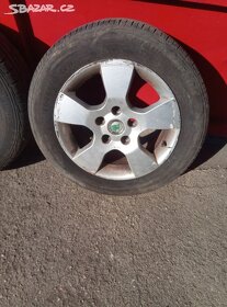 alu kola 5x112 r15 original skoda octavia II vhodne na golf - 2