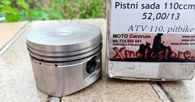 píst atv lifan 110ccm 4T, 52mm průměr ,13mm čep - 2