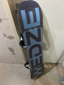 Snowboard 120cm + vázání - 2