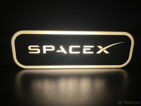 SpaceX 3D lampička - 2