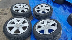 Alu kola Audi 5x112 R17 disky pneu 225/45/17 originál - 2