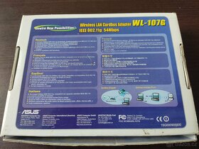 ASUS WL-107g PCMCIA a ASUS WL-100gE - 2