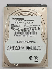 HDD disk TOSHIBA 250Gb 2,5"SATA 9mm, do notebooků i PC - 2