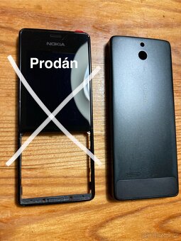 Nokia 515 mobil orig. přední a zadní kryt (nové/použité) - 2