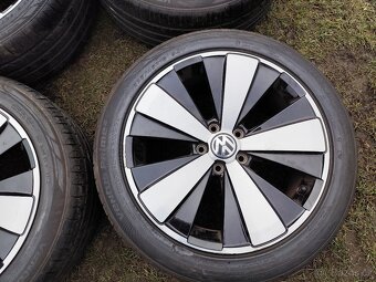 Alu 5 x 112, VW, letní pneu 235/45/18 - 2