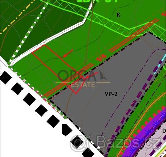 Prodej pozemků o výměře 6505 m2 v k.ú. Chomutov II - 2