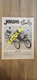 Originál USA leták Jawa 210 Sport, ČZ motocross, Velorex.... - 2