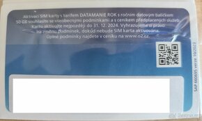 O2 SIM karta - Datamanie rok 50 GB - 2