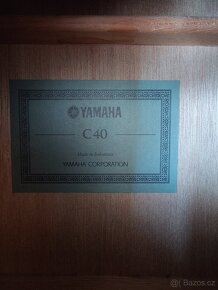 Klasická kytara Yamaha C40 - 2