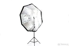 Softbox pro systémový blesk Octagon 120cm Godox komplet - 2