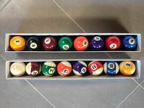 Sada koulí na billiard / kulečník 16 ks – Kulečníkové koule - 2