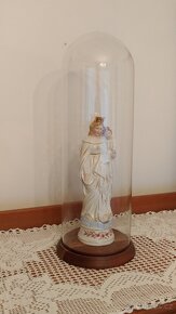 Starožitná porcelánová soška Panny Marie s Ježíškem - 2