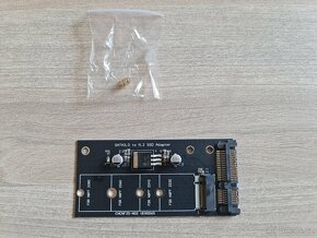 SATA adapter na M.2 NGFF SSD, černý, nové - 2