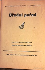 Brožura s programem 11. všesokolského sletu 1948. - 2