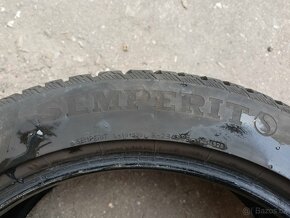 2ks Zimní Pneu 4,5-5mm Semperit 205/50 R17 93H XL - 2