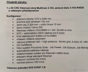 CNC fréza MultiCam Series 3000+Soft,Odsavač,kompresor,vývěva - 2