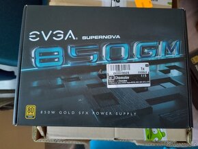 Nový,100% funkč,zdroj mini ITX EVGA SuperNOVA 850 GM SFX+AT - 2