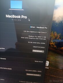MacBook Pro 15" A1990 - 2
