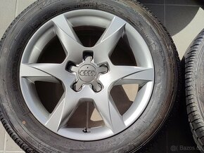 Zánovní originál ALU komplet AUDI 16" 5x112 ET35 pneu 205/60 - 2