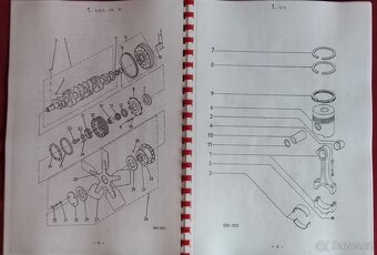 Liaz 151. 261 - 150.261 katalog ND a převod. Praga 10P80.36 - 2