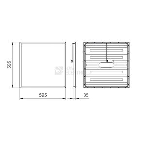 22 LED panelů Philips RC065B 6060cm do podhledu - 2