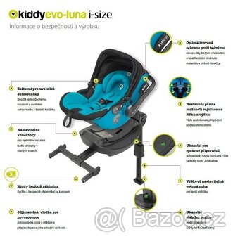 Dětská autosedačka Kiddy Evo-Luna i-size (pův. 11990 Kč) - 2