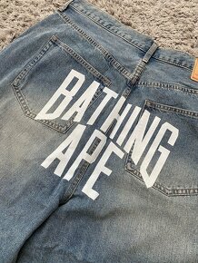 Bape Vintage “Bathing Ape” Denim Shorts - 2