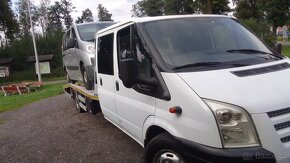 Prodám odtahovku Ford transit 2.4 d 103 kW při 6 osob - 2