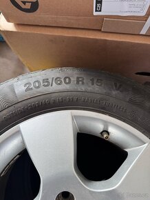 Alu kola Škoda 5x112 205/60/15 - 2